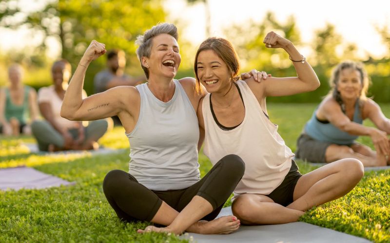 Đừng quên tập luyện thể chất hàng ngày bên cạnh thực hiện các cách nấu là trà xanh tươi giảm cân