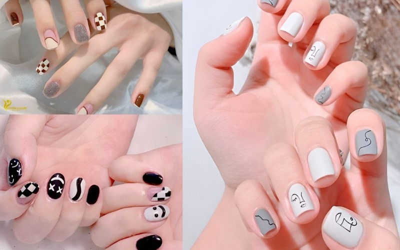 Nail móng ngắn phù hợp với nhiều chị em vì sự tinh tế và dễ dàng chăm sóc