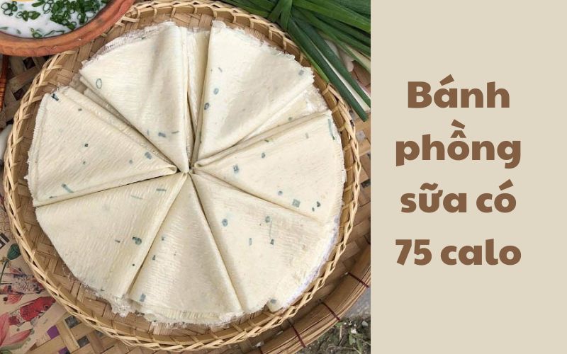 Bánh phồng sữa bao nhiêu calo?